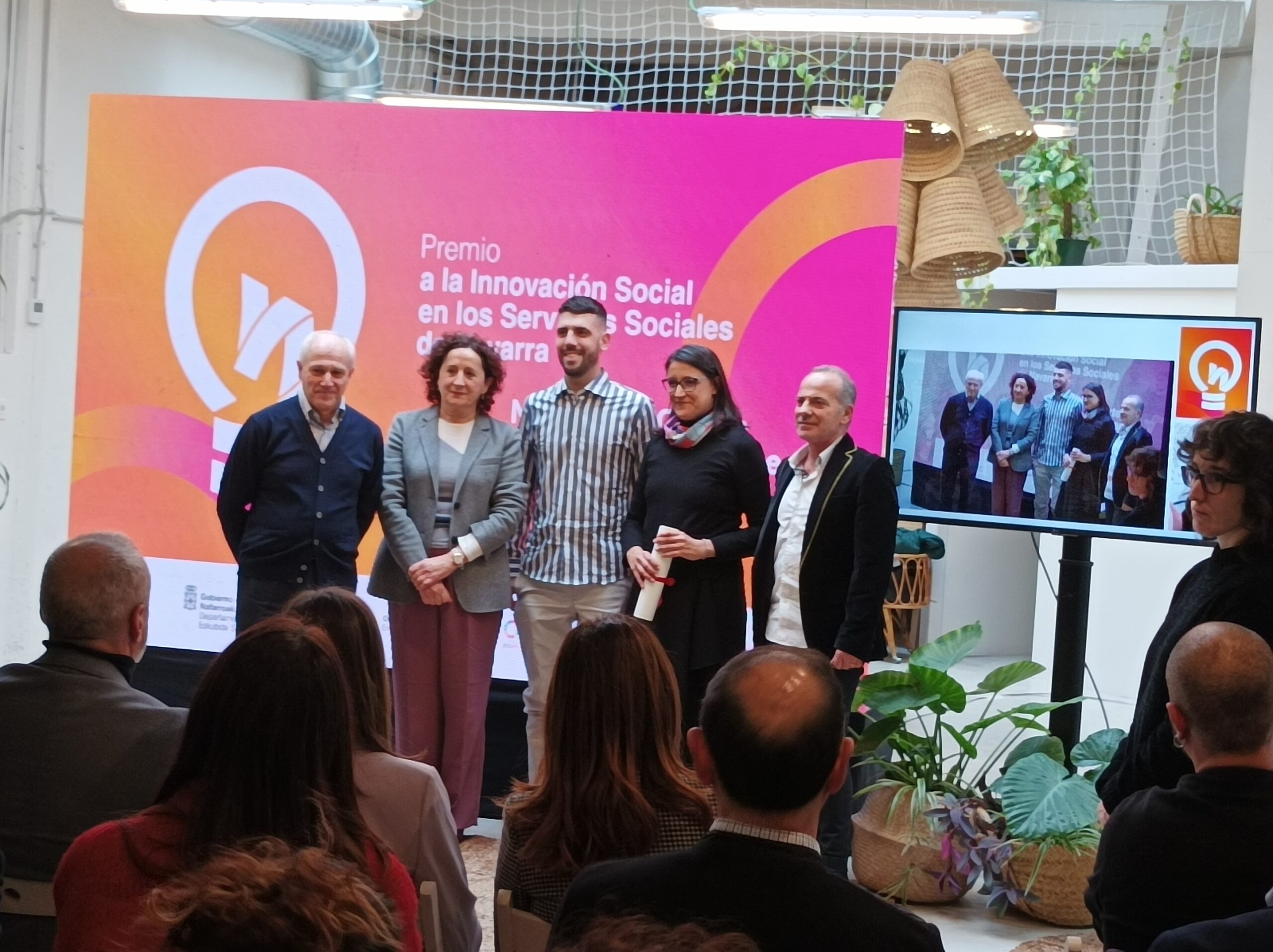 ACCESIT EN LOS PREMIOS DE INNOVACIÓN SOCIAL EN LOS SERVICIOS SOCIALES DE NAVARRA