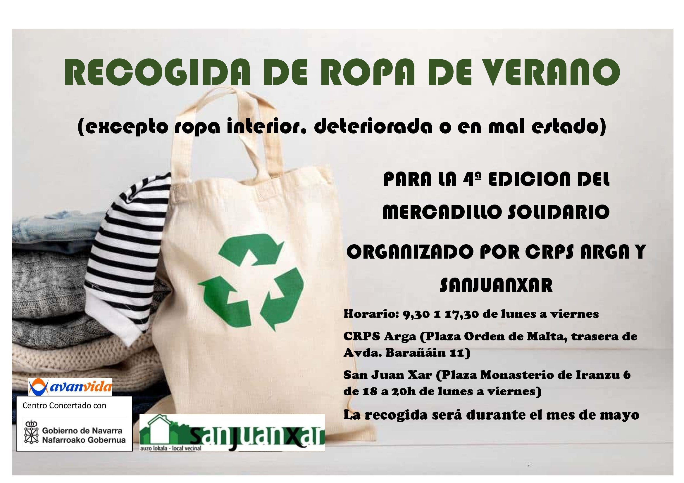 RECOGIDA DE ROPA DE VERANO